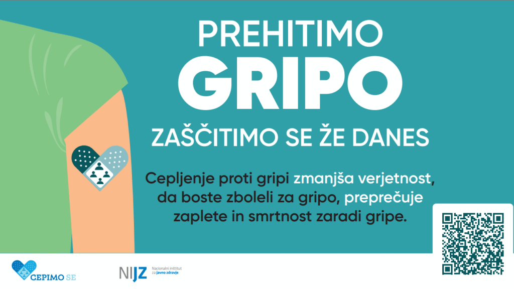 prehitimo gripo, letak NIJZ