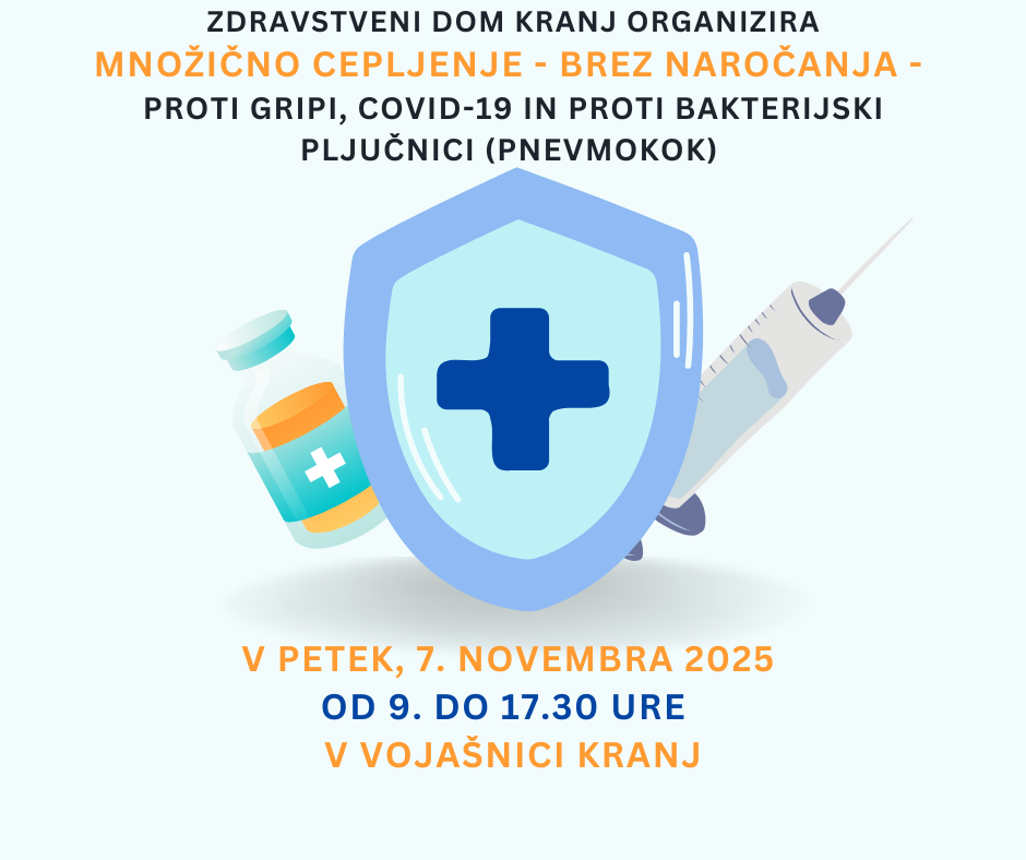 plakat za celjenje brez naročanja v Vojašnici Kranj, 7.november