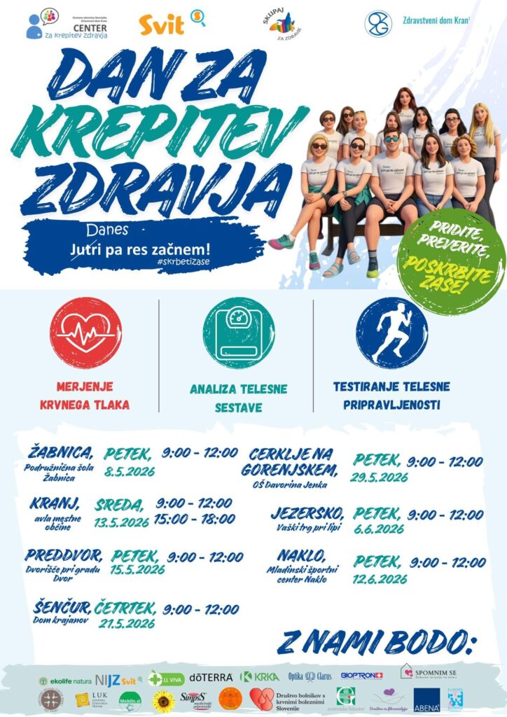 plakat, dan za krepitev zdravja