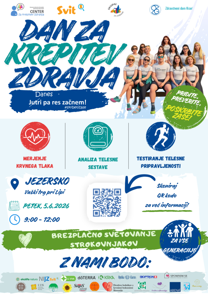 dan za krepitev zdravja, plakat