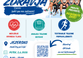 plakat, dan za krepitev zdravja, jezersko