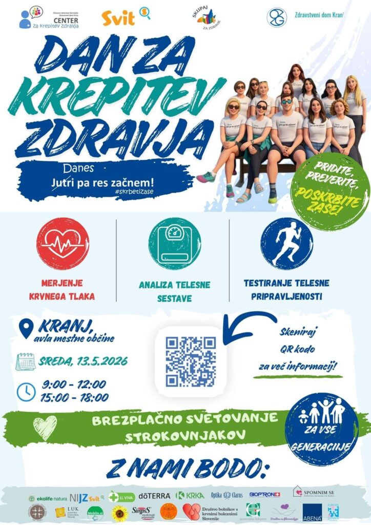 dan za krepitev zdravja, Kranj, aktivnosti